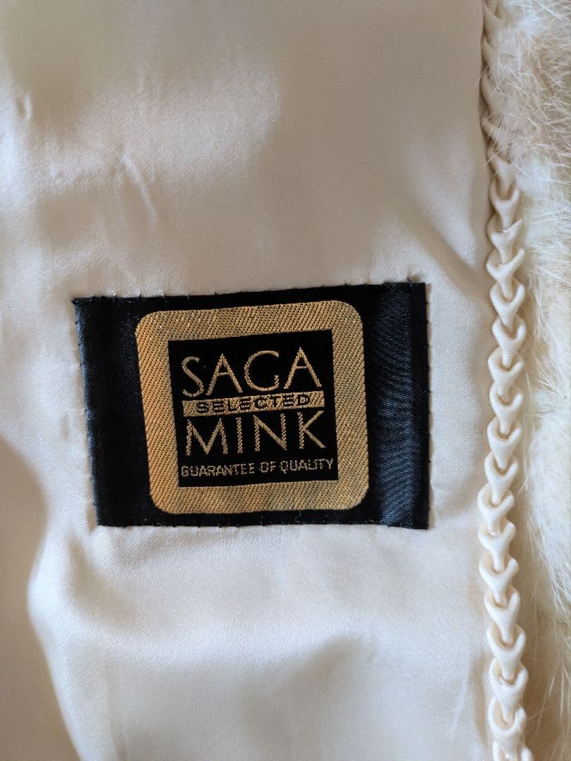 MINK　サガミンク　ミンクコート　本毛皮　ハーフコート