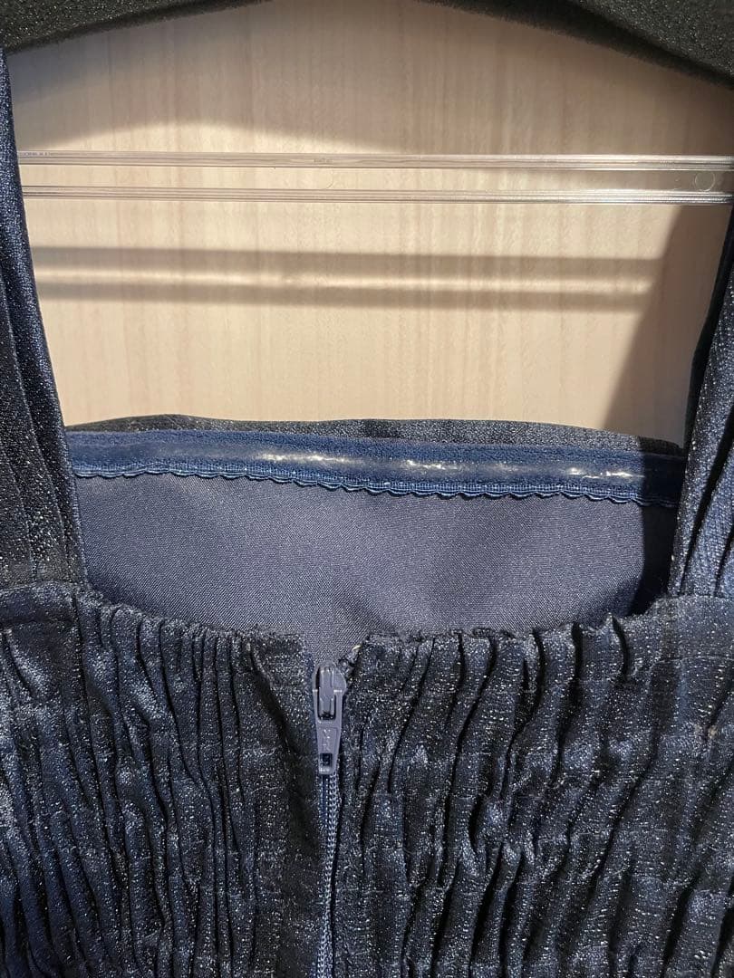 TWEED DREES ダークネイビー ロングドレスAライン 140cm 演奏会