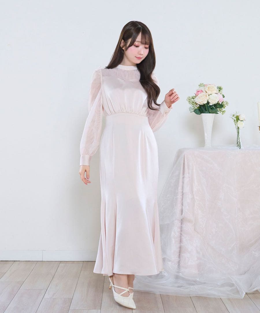 【新品タグ付き】Rosé Muse vestsetmermaiddressピンク