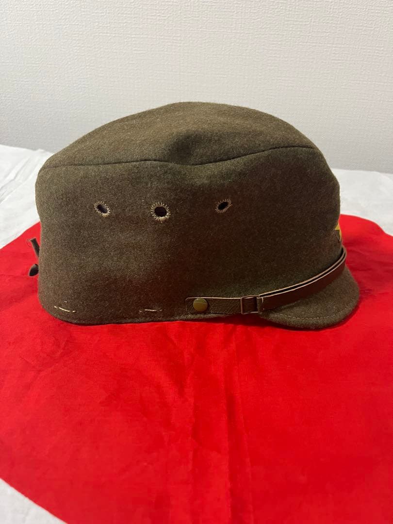 日本軍　日本陸軍　略帽　戦闘帽　古鷹屋　織出星章　後期型　大号　義烈空挺隊