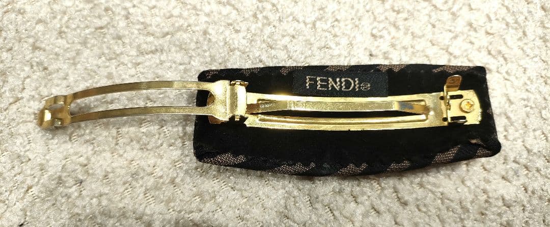 美品 FENDI フェンディ バレッタ ペカン柄