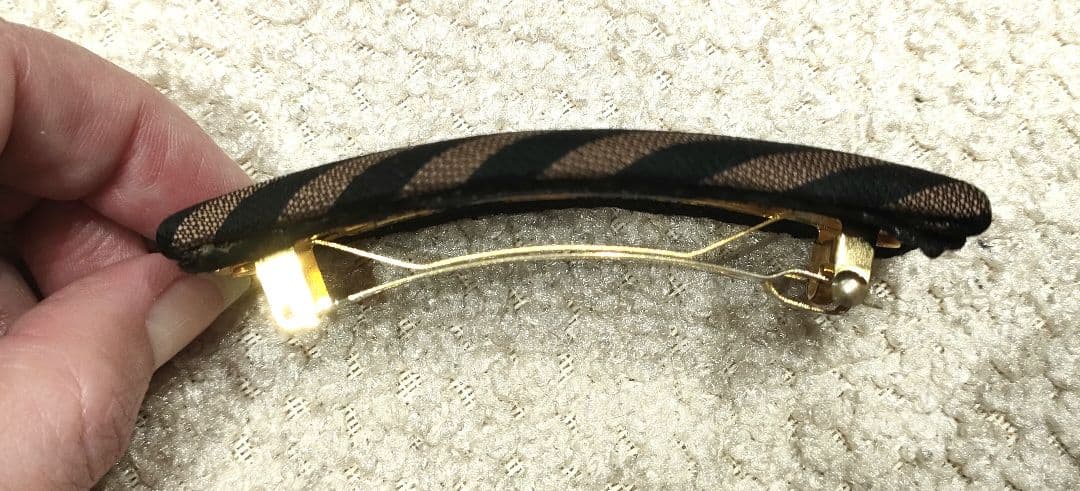 美品 FENDI フェンディ バレッタ ペカン柄