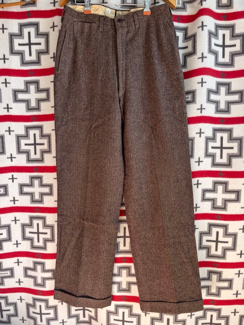 パンツ 40s wool HBT work pants
