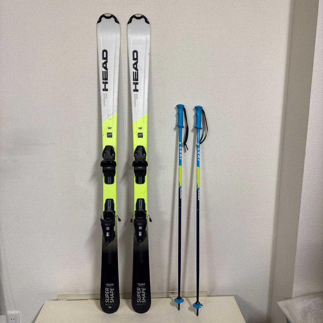 HEAD SUPERSHAPE TEAM スキー板 147cm