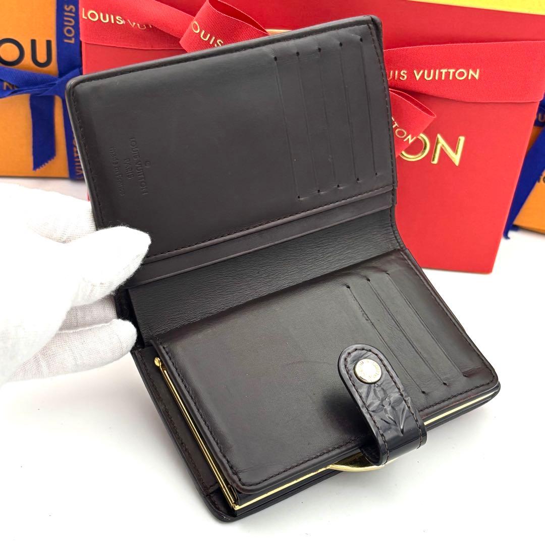 ☆新型☆美品☆ルイヴィトン ポルトフォイユヴィエノワ モノグラムヴェルニ 財布