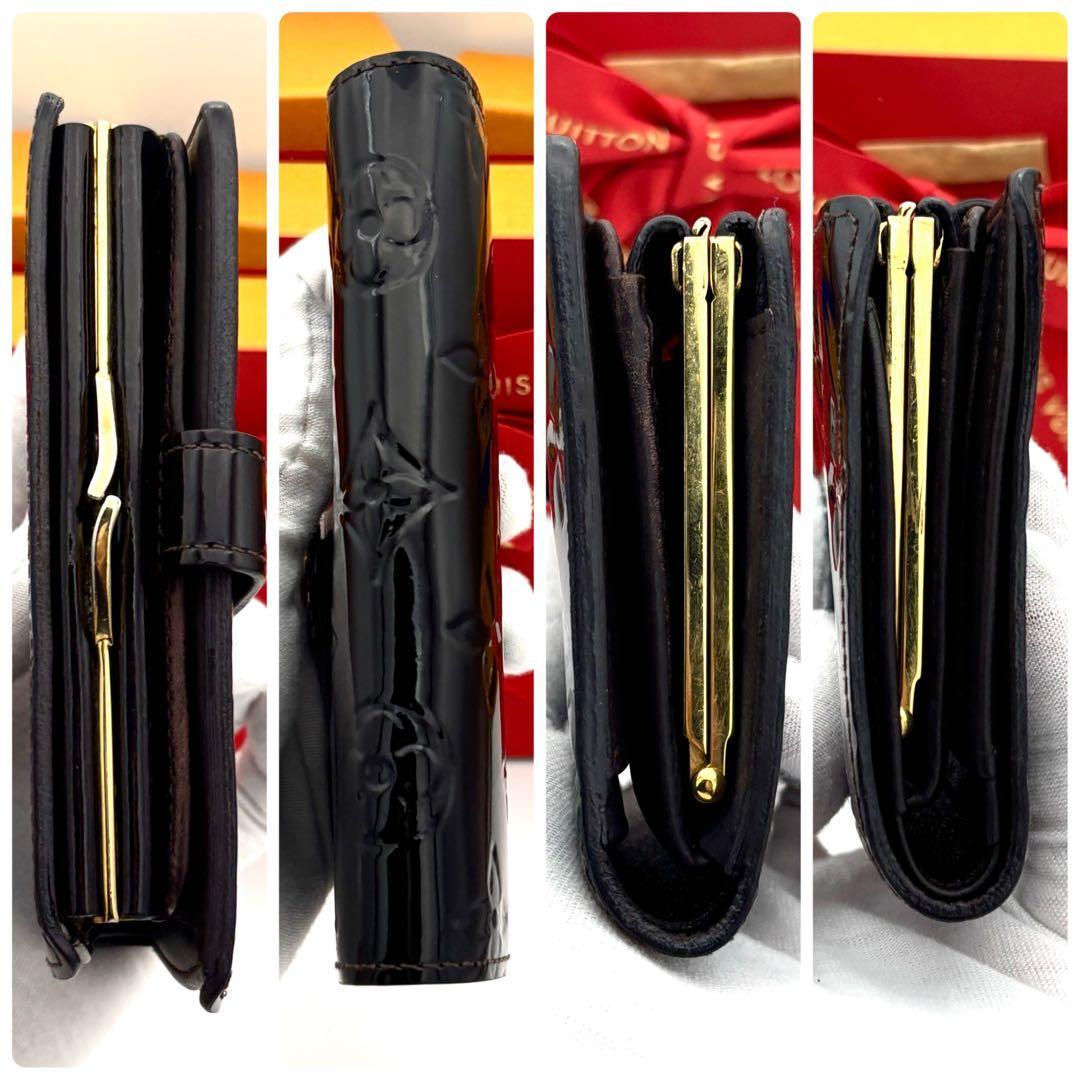☆新型☆美品☆ルイヴィトン ポルトフォイユヴィエノワ モノグラムヴェルニ 財布