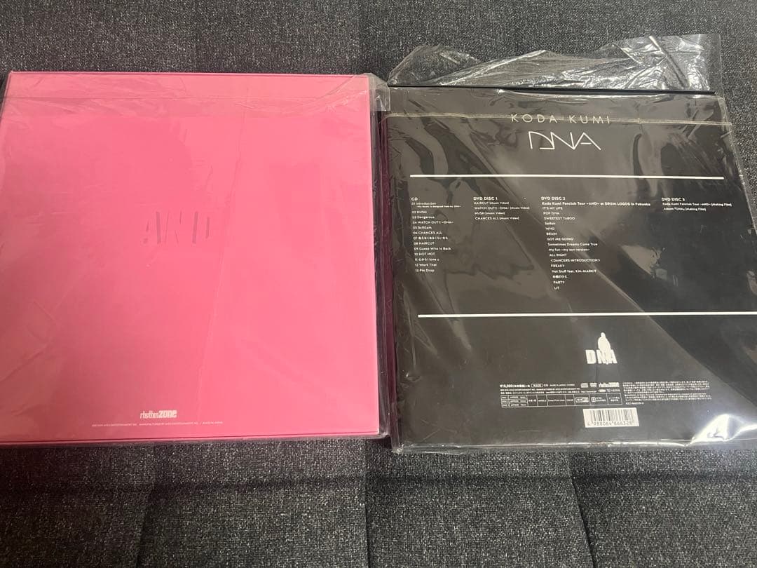 【FC盤】倖田來未 DNA / AND【セット】(各CD1枚・DVD3枚)