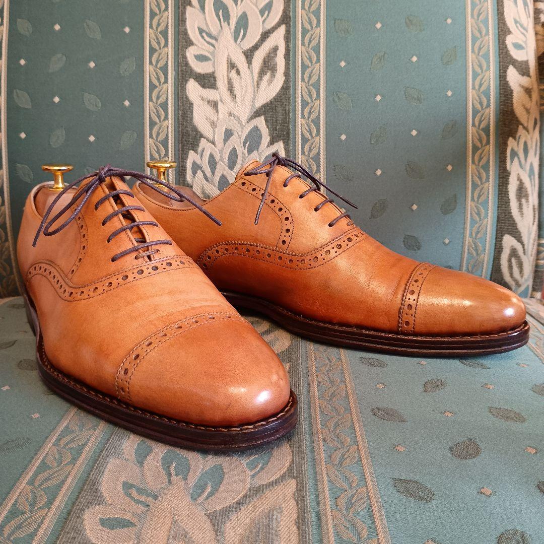 【Jalan Sriwijaya】クォーターブローグ7 1/2 ライトブラウン