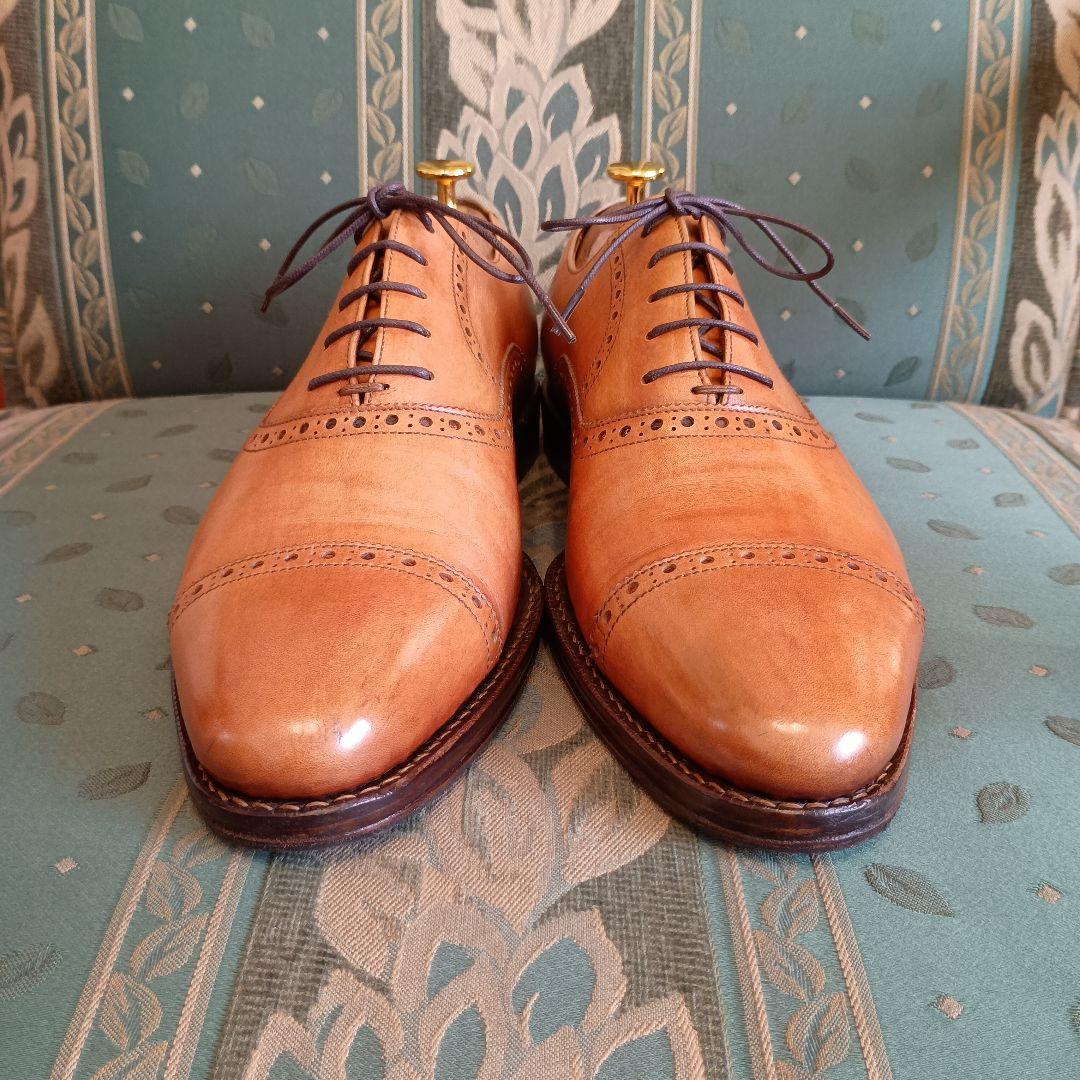 【Jalan Sriwijaya】クォーターブローグ7 1/2 ライトブラウン