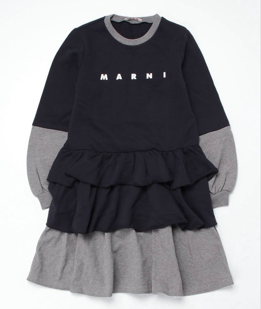 MARNI（マルニ）Kids & Junior ブランドロゴワンピース