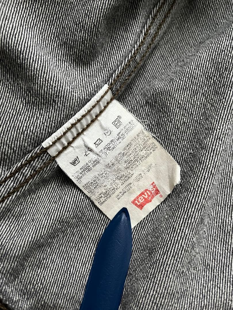 【超希少】80s LEVI’S 70501 01 1st 先染めブラック ユーロ