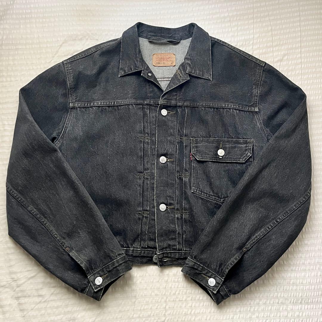 【超希少】80s LEVI’S 70501 01 1st 先染めブラック ユーロ