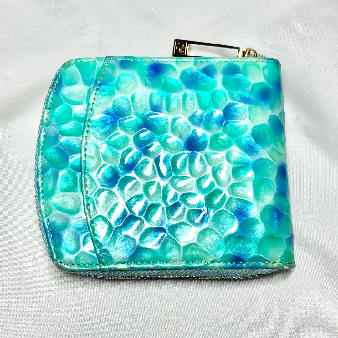 【人気】 ハースケジュール 二つ折り財布 ビューティフルアイランド 完売品