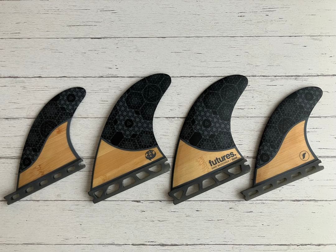 futures QUAD RASTA BAMBOO 2.0 後期デザイン　超美品