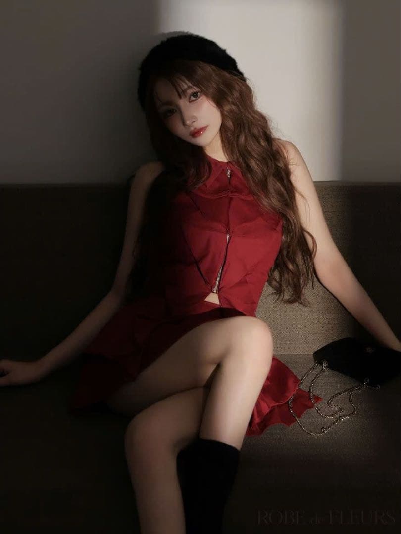 ROBEdeFLEURSローブドフルールフリルセットアップ