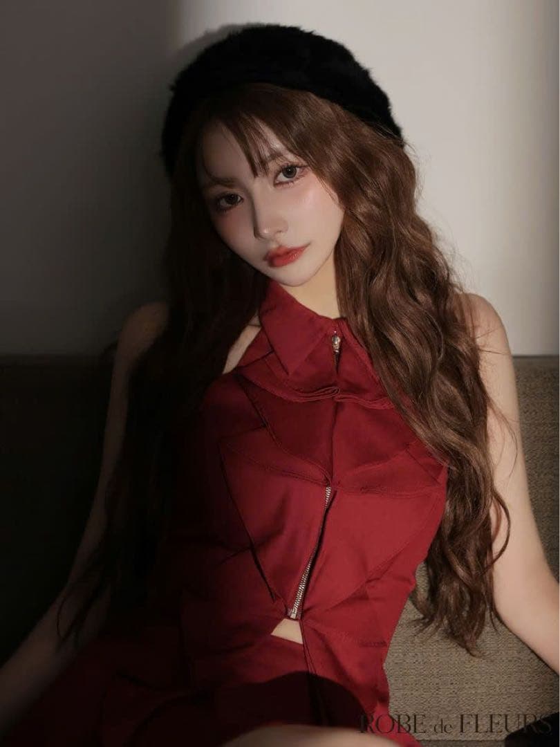 ROBEdeFLEURSローブドフルールフリルセットアップ