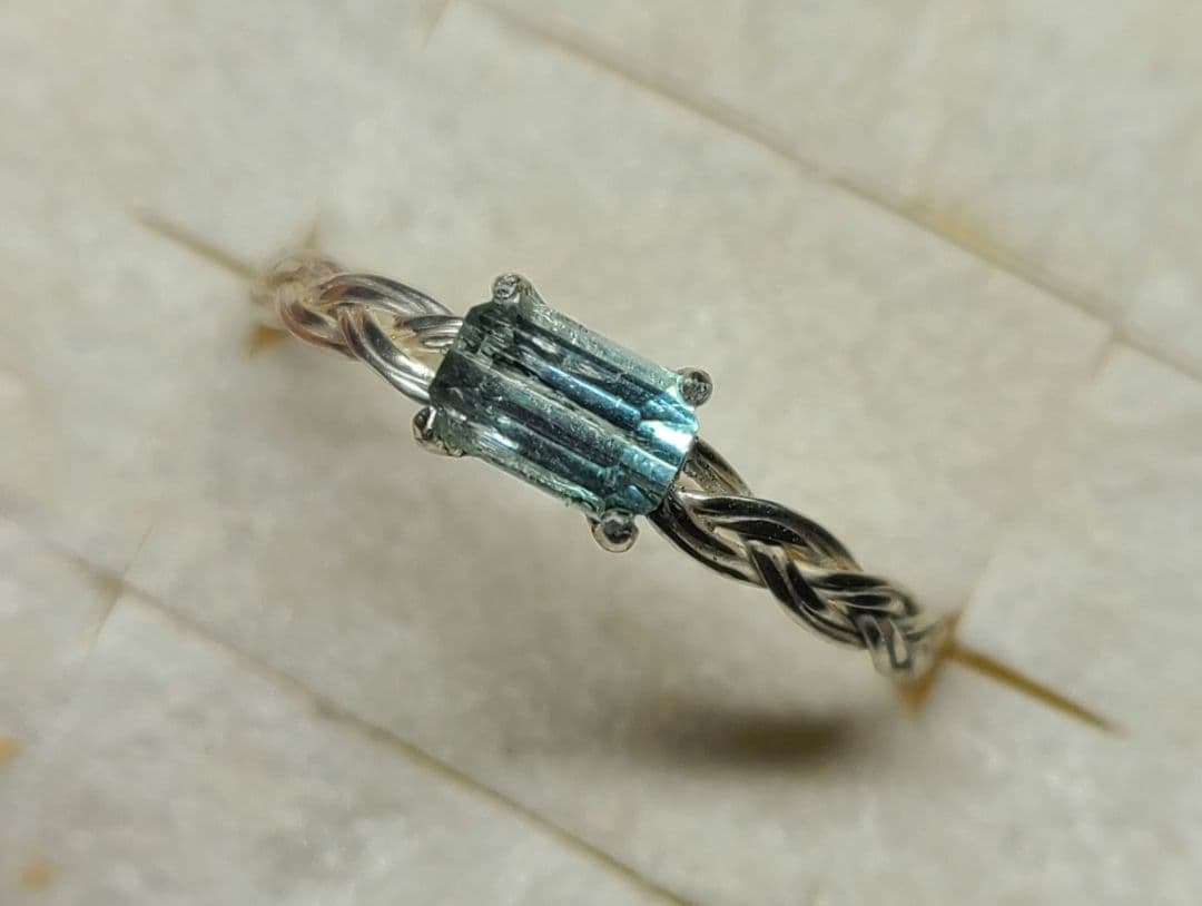 WINGSミントブルーグリーン!!★アフガニスタン産バイカラートルマリン★