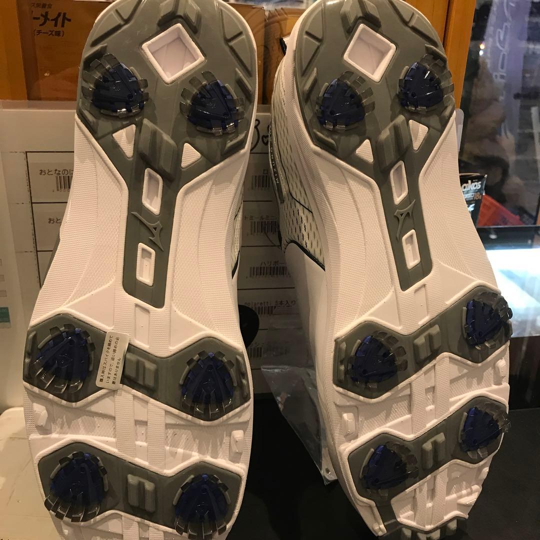 【新品未使用】ミズノ ワイド スタイル SL ボア ゴルフ シューズ ホワイト