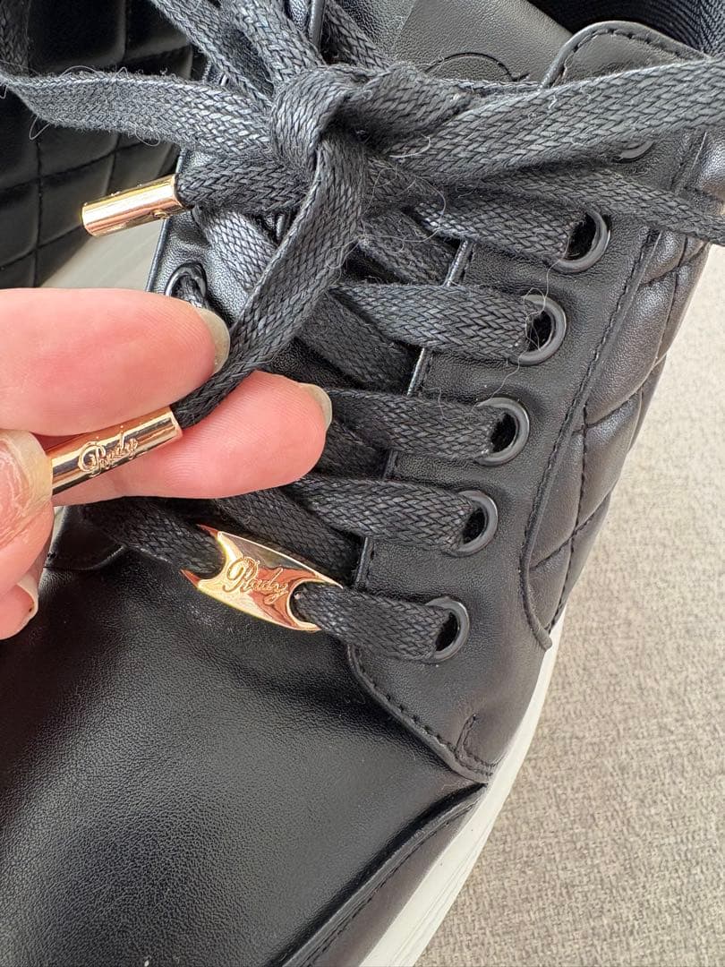 2025年冬Rady新作のキルティング厚底スニーカー！！Mサイズ