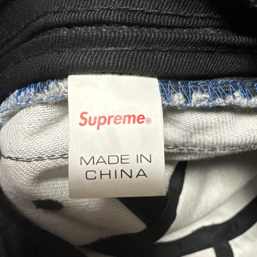 Supremeシュプリーム Twill Crusher Hat/黒デニム