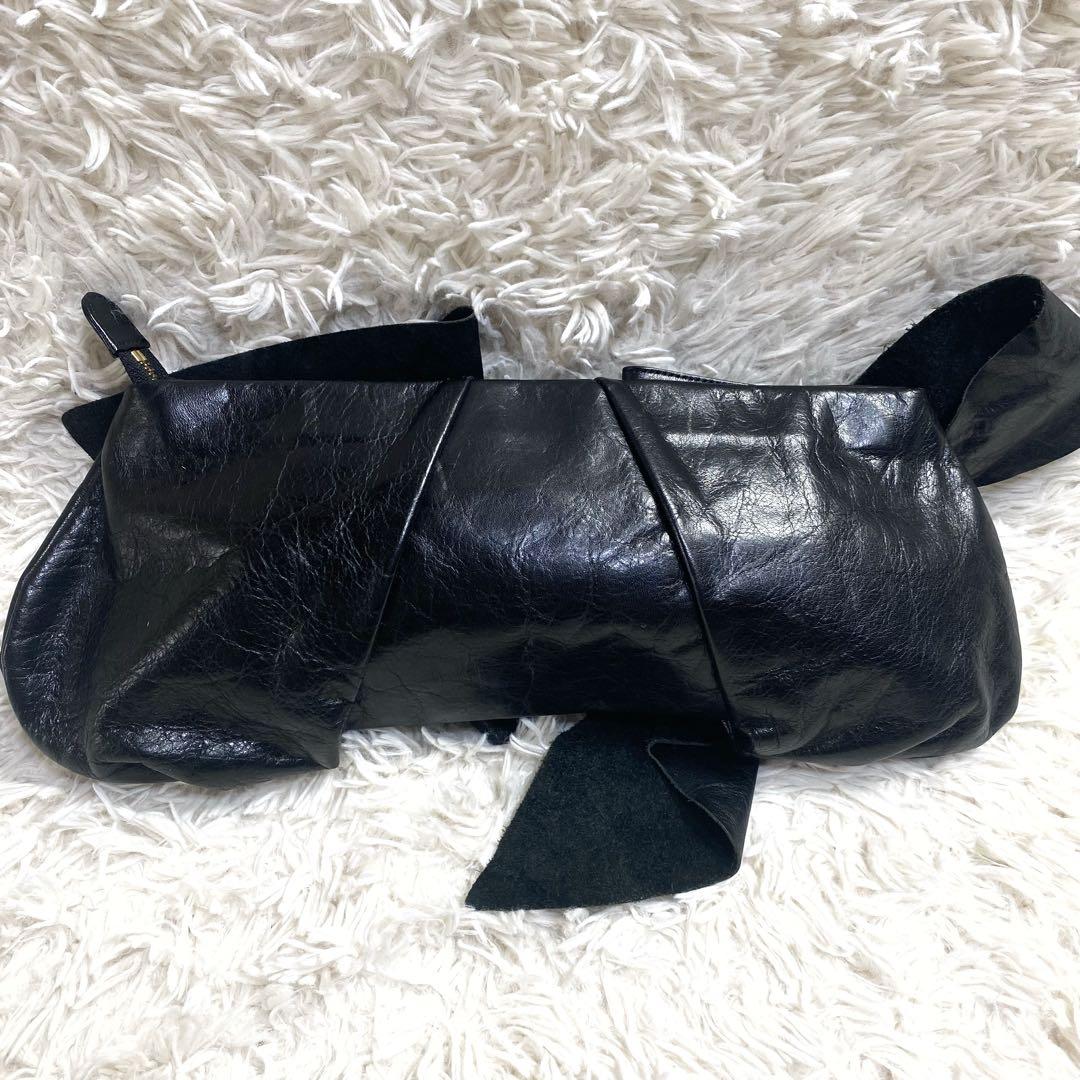 希少✨️ヴィヴィアンウエストウッド オーブ ビックリボン パーティバッグ クラッチ