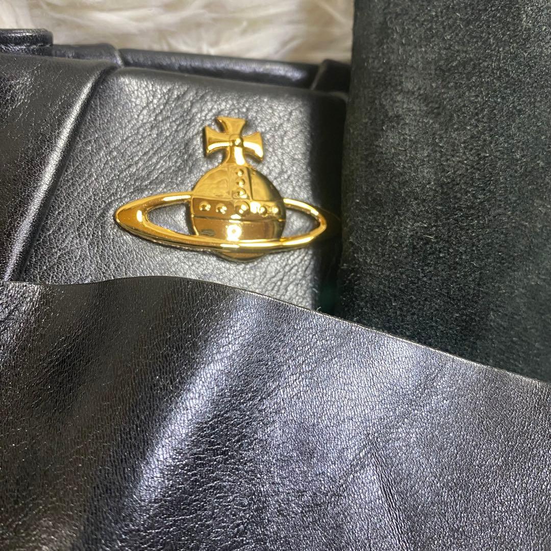 希少✨️ヴィヴィアンウエストウッド オーブ ビックリボン パーティバッグ クラッチ