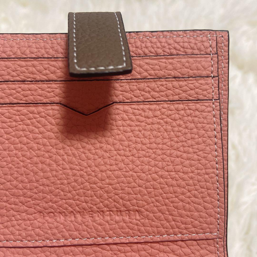 極美品✨BONAVENTURA✨ベルテッド✨ミディアム ウォレット✨グレージュ