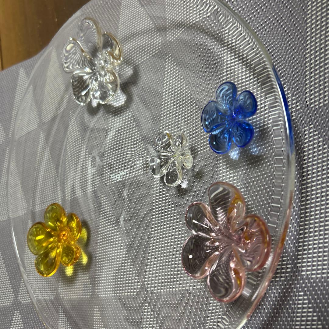 スガハラ sghr カメリアプレート　23㎝　定価22000円　パーティなどに