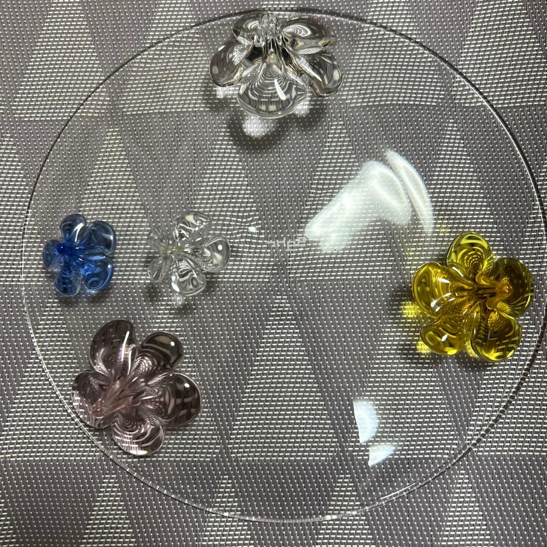 スガハラ sghr カメリアプレート　23㎝　定価22000円　パーティなどに