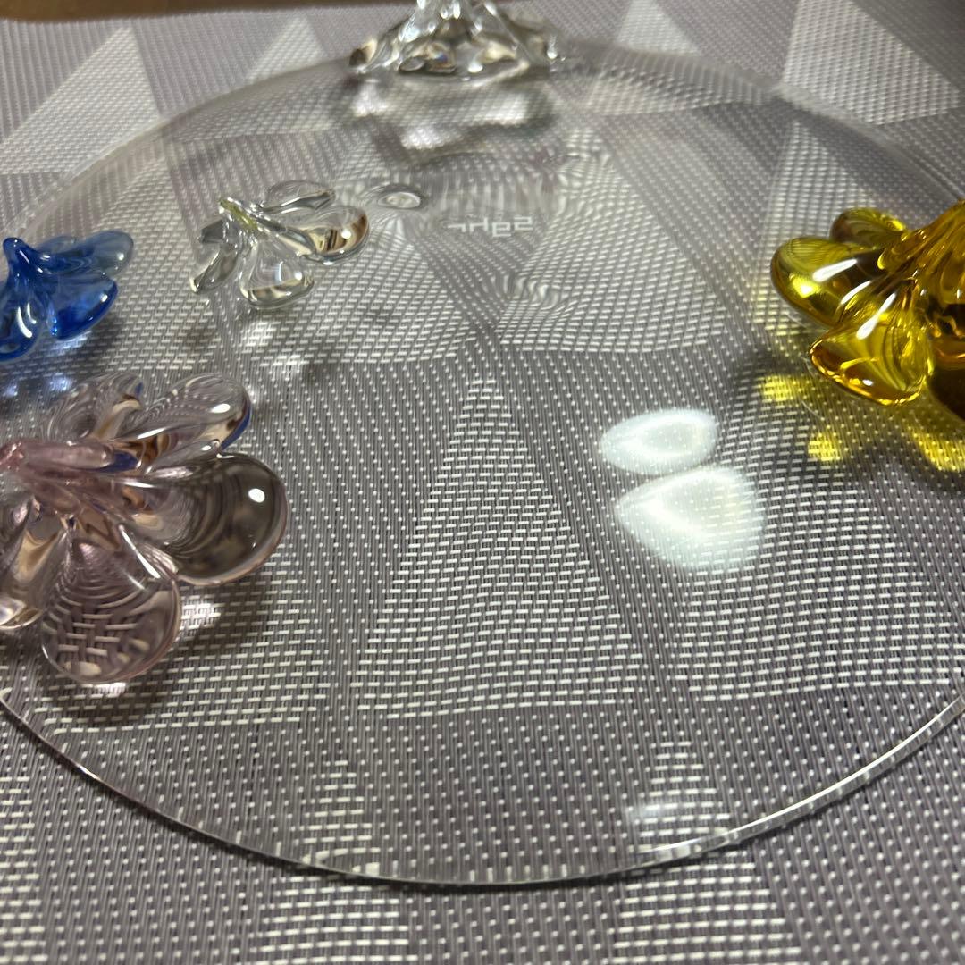 スガハラ sghr カメリアプレート　23㎝　定価22000円　パーティなどに