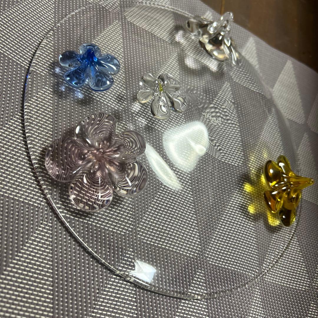 スガハラ sghr カメリアプレート　23㎝　定価22000円　パーティなどに