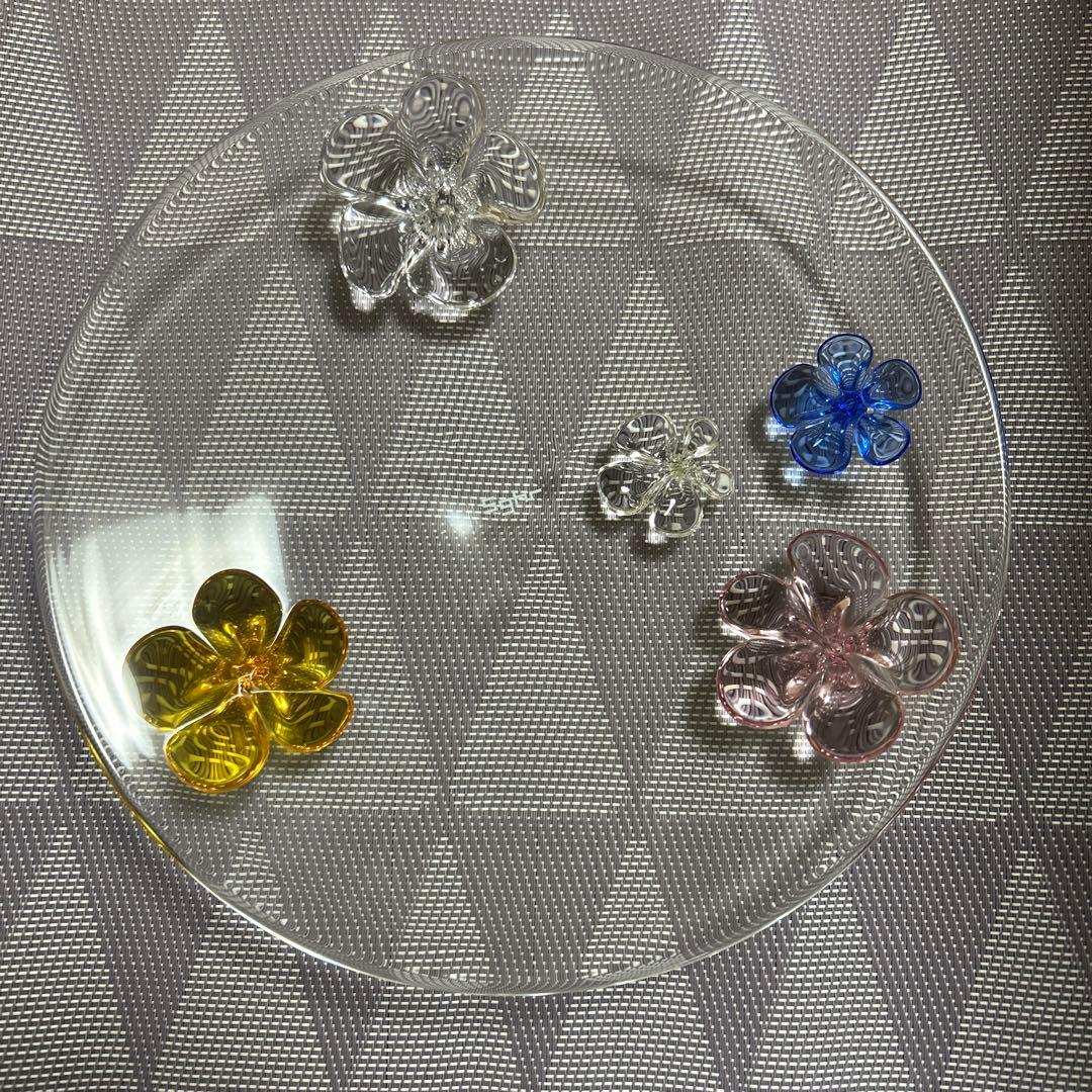 スガハラ sghr カメリアプレート　23㎝　定価22000円　パーティなどに