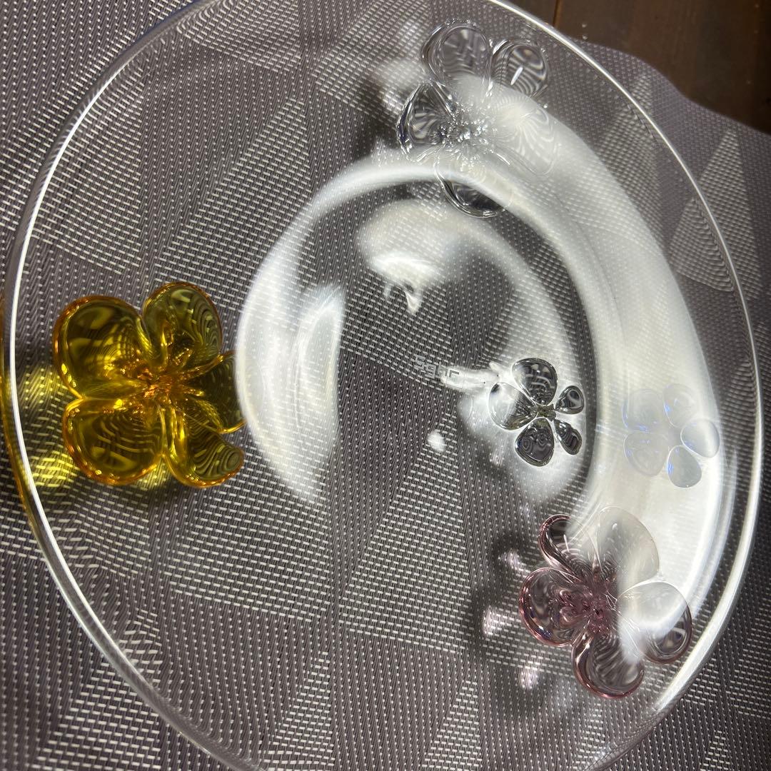 スガハラ sghr カメリアプレート　23㎝　定価22000円　パーティなどに