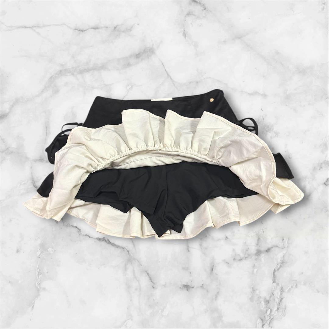 スカート Mel gather skirt brack andmary S