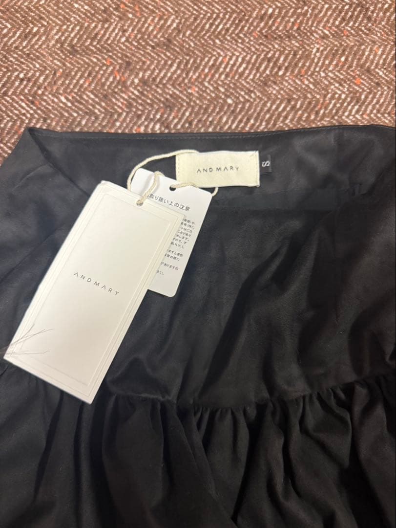 スカート Mel gather skirt brack andmary S