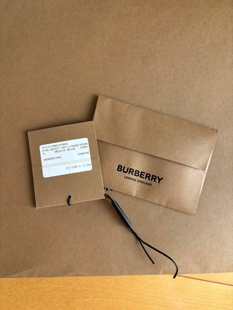 BURBERRY バケットハット リバーシブル