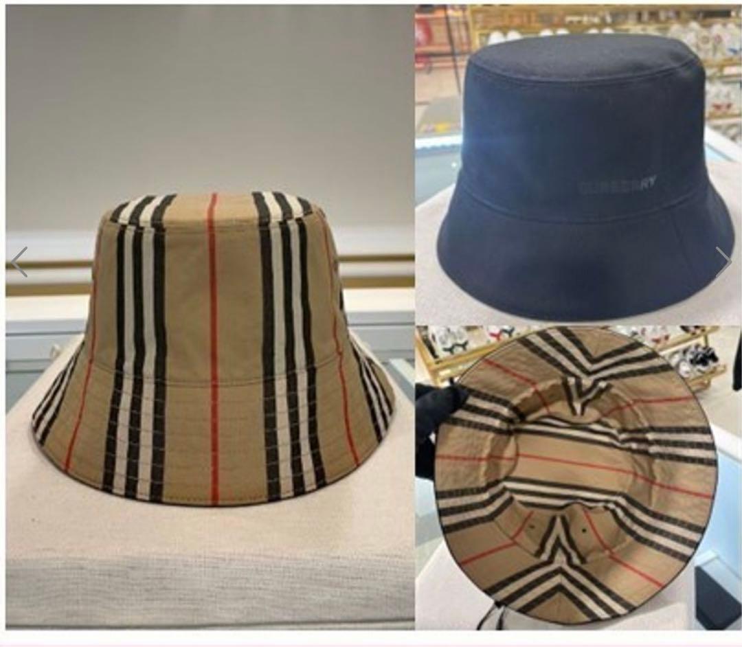 BURBERRY バケットハット リバーシブル