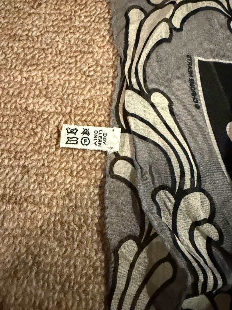 ルパム　クロムハーツ　スカーフ　シルク　大判