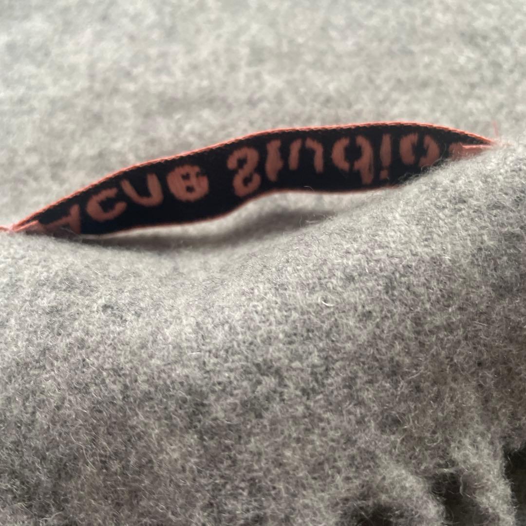 Acne Studios マフラー　グレー　フリンジ　ウール　200×45