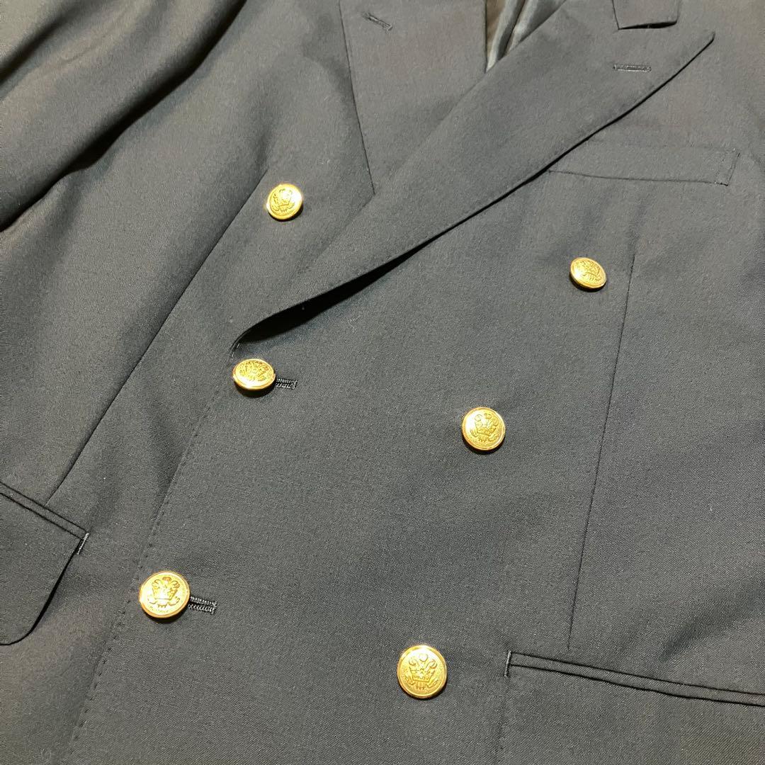 【極美品】 IVY LEAGUERS CLUB 紺ブレ ダブルブレスト 金ボタン