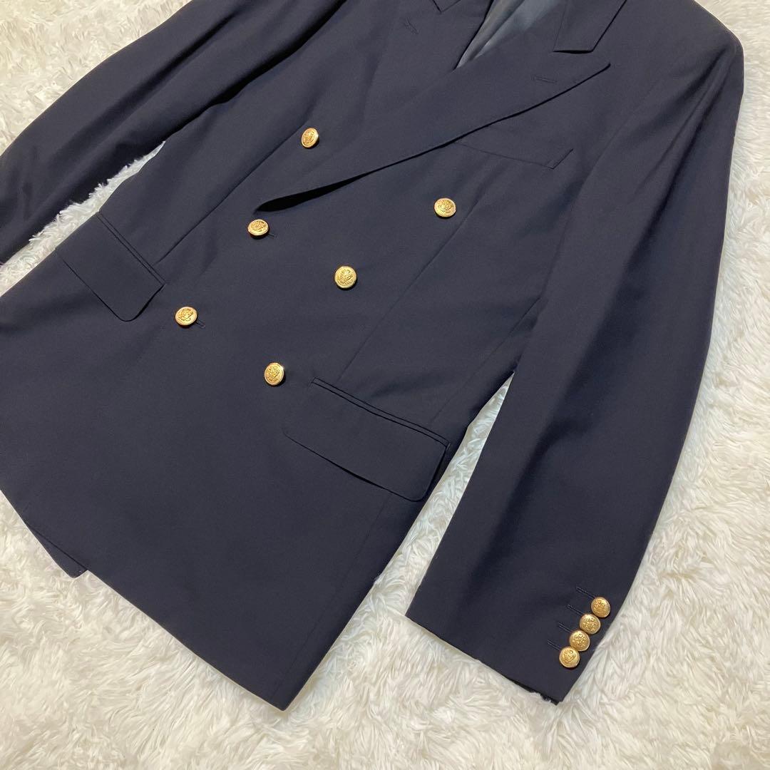 【極美品】 IVY LEAGUERS CLUB 紺ブレ ダブルブレスト 金ボタン