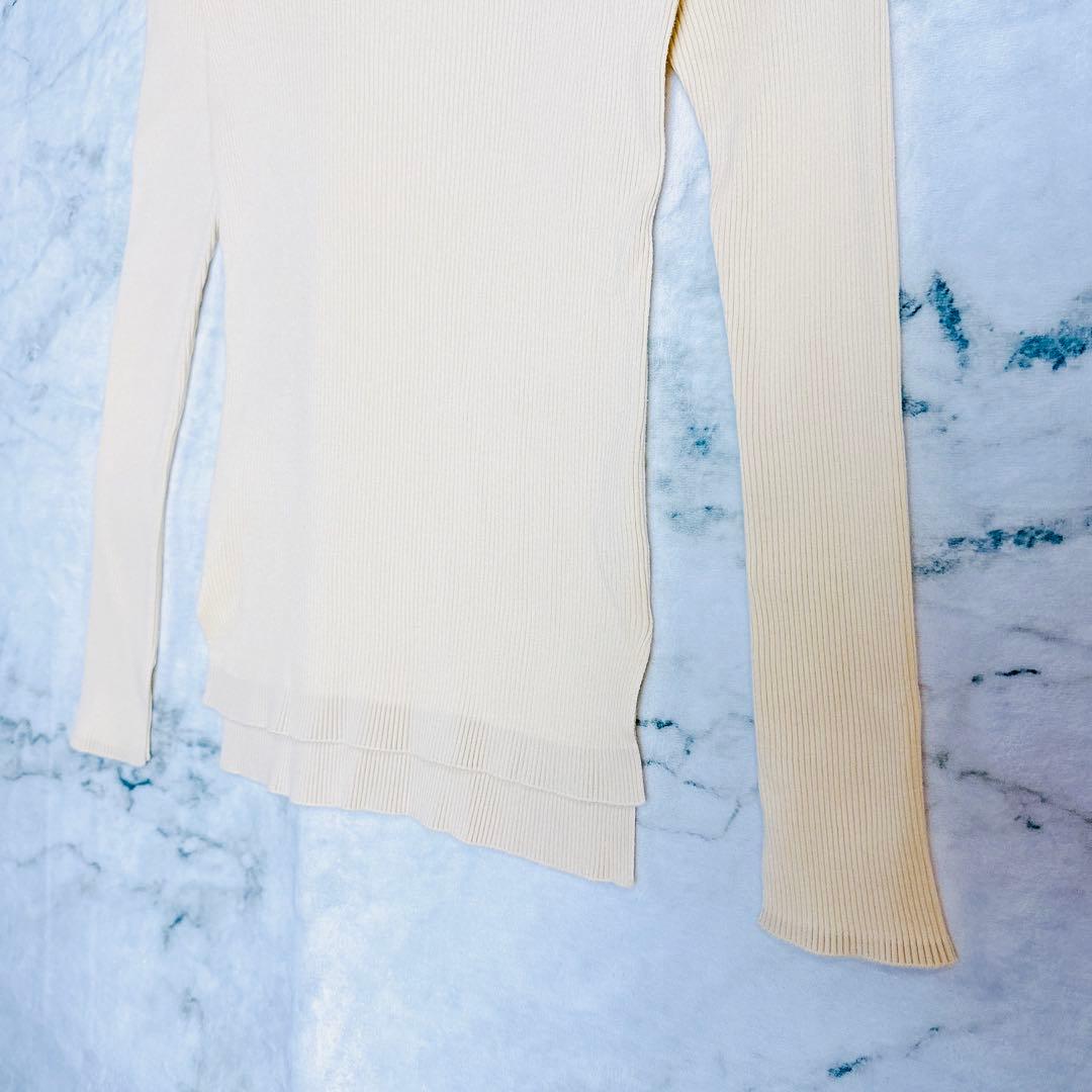 AURALEE × Ron Herman リブニット 長袖 アイボリー 0