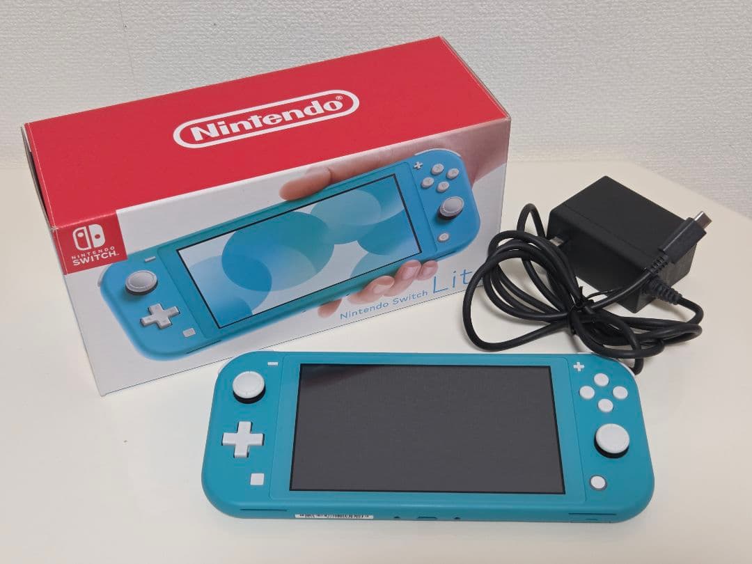 Nintendo Switch Lite ターコイズ 本体 ACアダプタ•箱付き