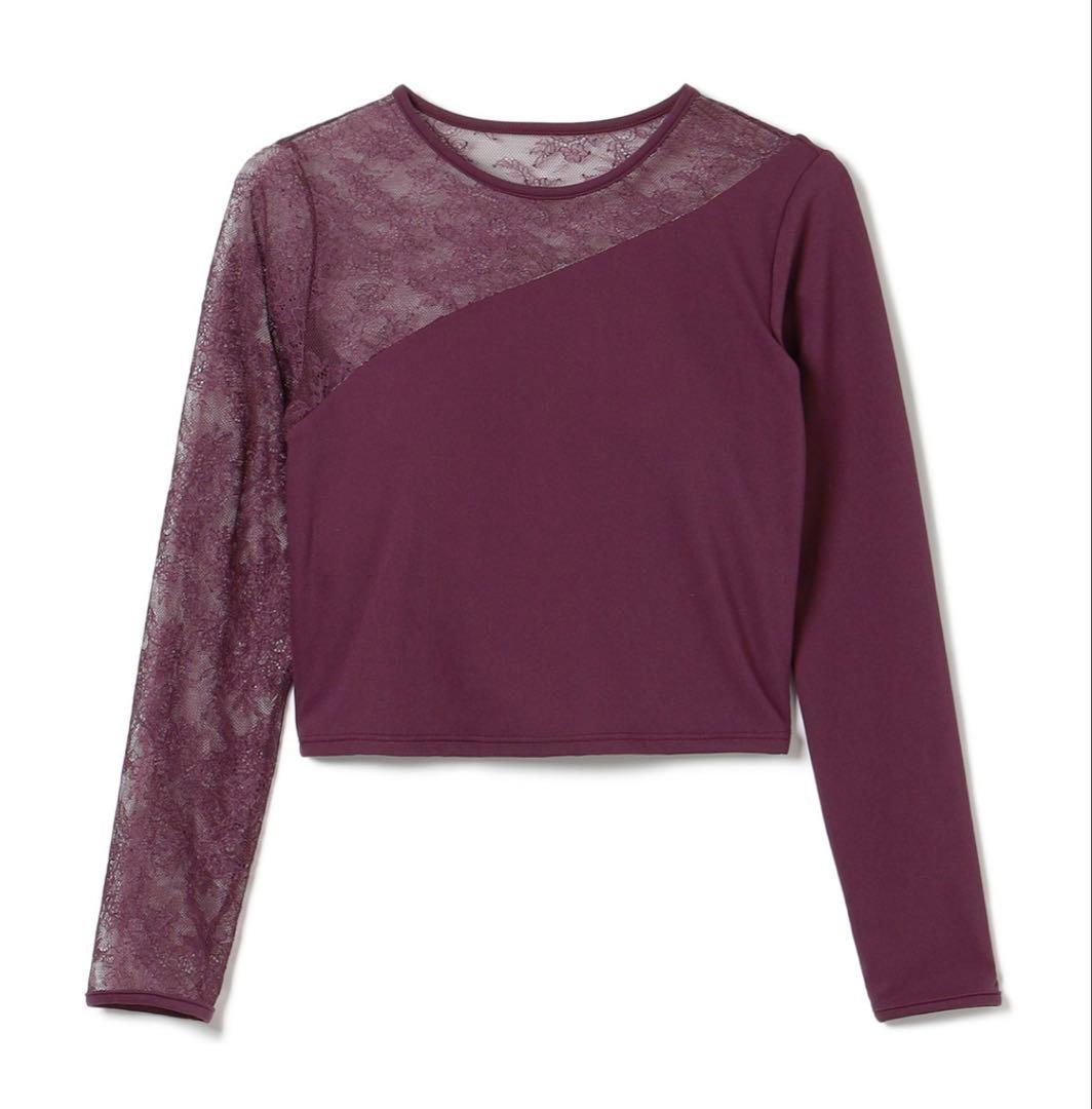 チャコット　新品　レースコンビ　トップス　L バレエ　ヨガ