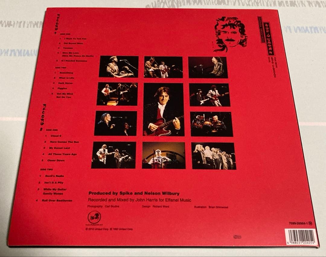 ジョージハリスン 「ライブ イン ジャパン」 紙ジャケットCD