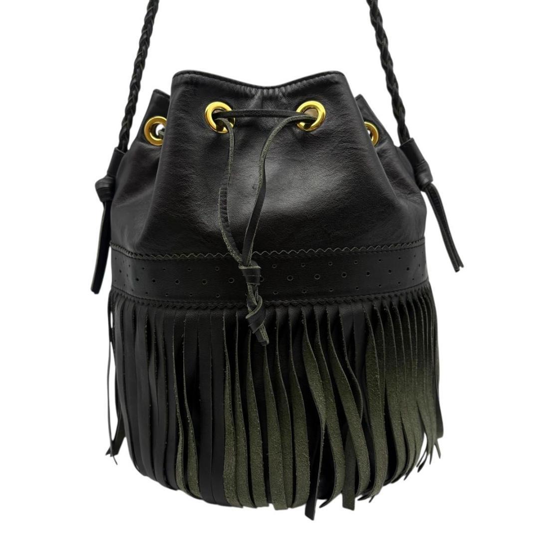 J&M DAVIDSON フリンジ カーニバル ショルダーバッグ ブラック