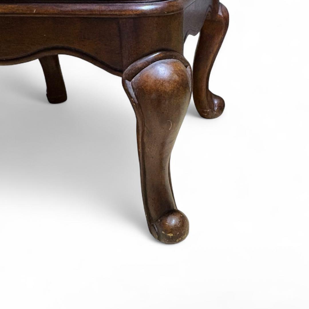 Ashley アシュレイ エンドテーブル 猫脚 ラスティックブラウン