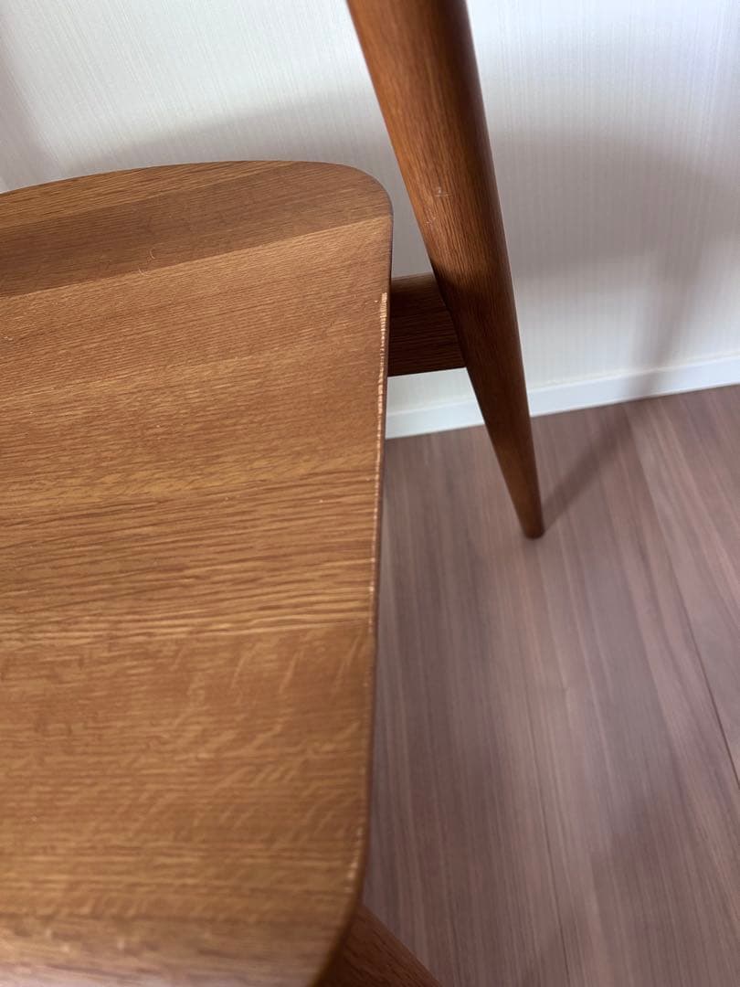 はな＊　飛騨産業 SEOTO セミアームチェア 2脚目有 N5 板座②