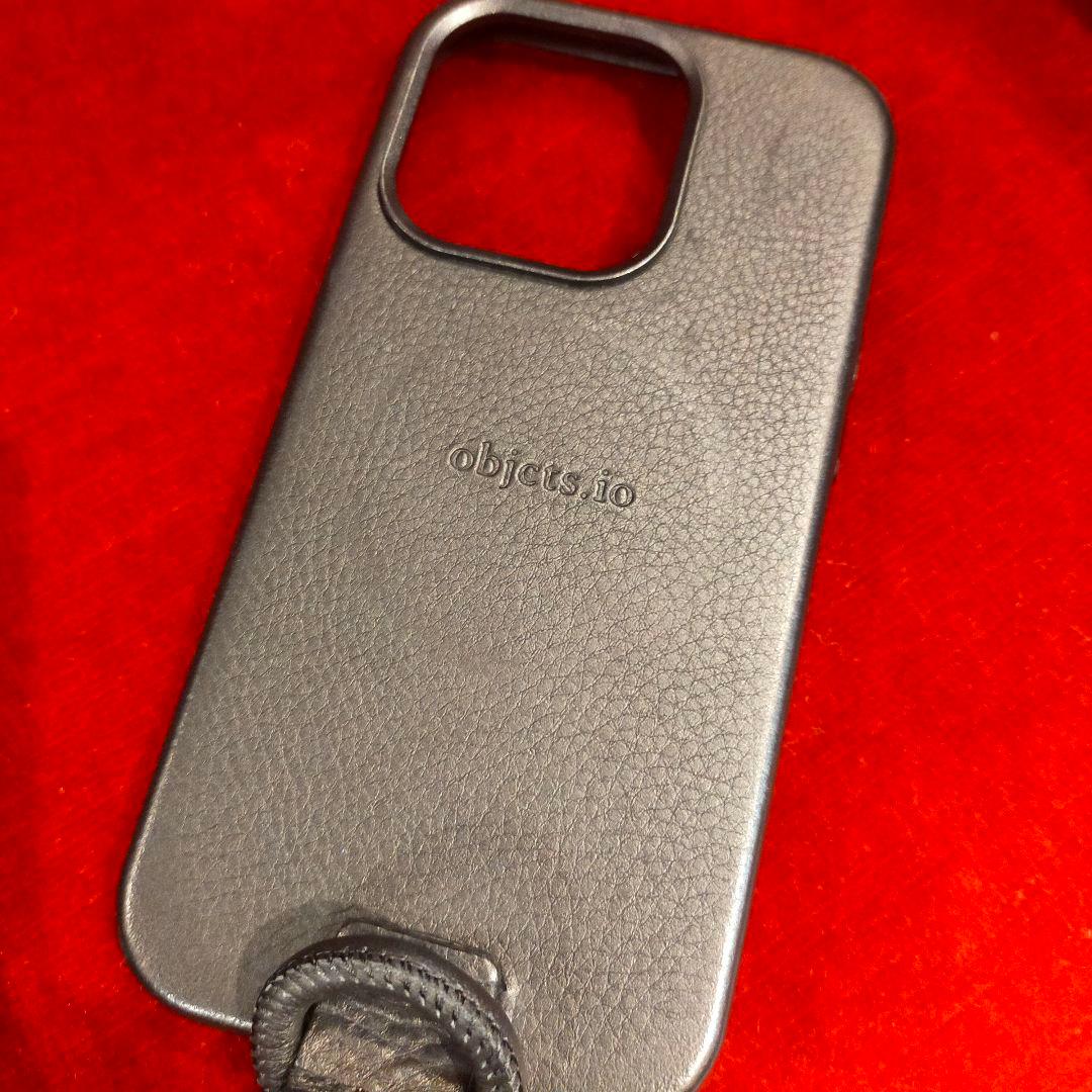 土屋鞄 objcts.io iPhone14Pro ケース、マイクロバッグ