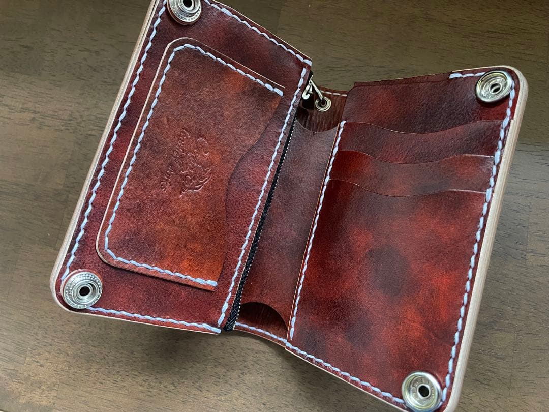 ミドルトラッカーウォレット 姫路レザー